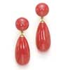 coral earrings